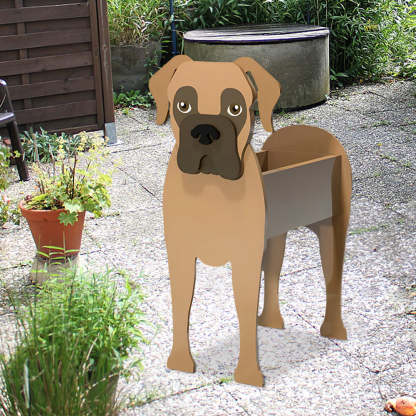 Boxer Dog Planter-PLAWLTD