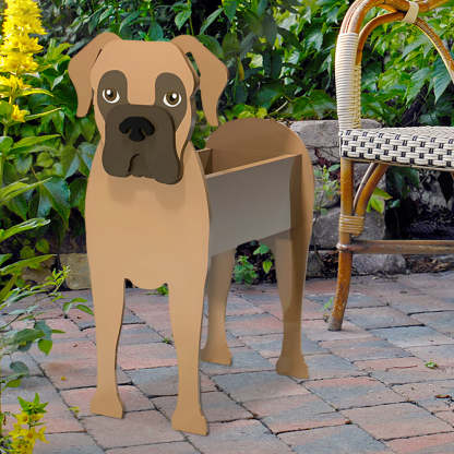 Boxer Dog Planter-PLAWLTD