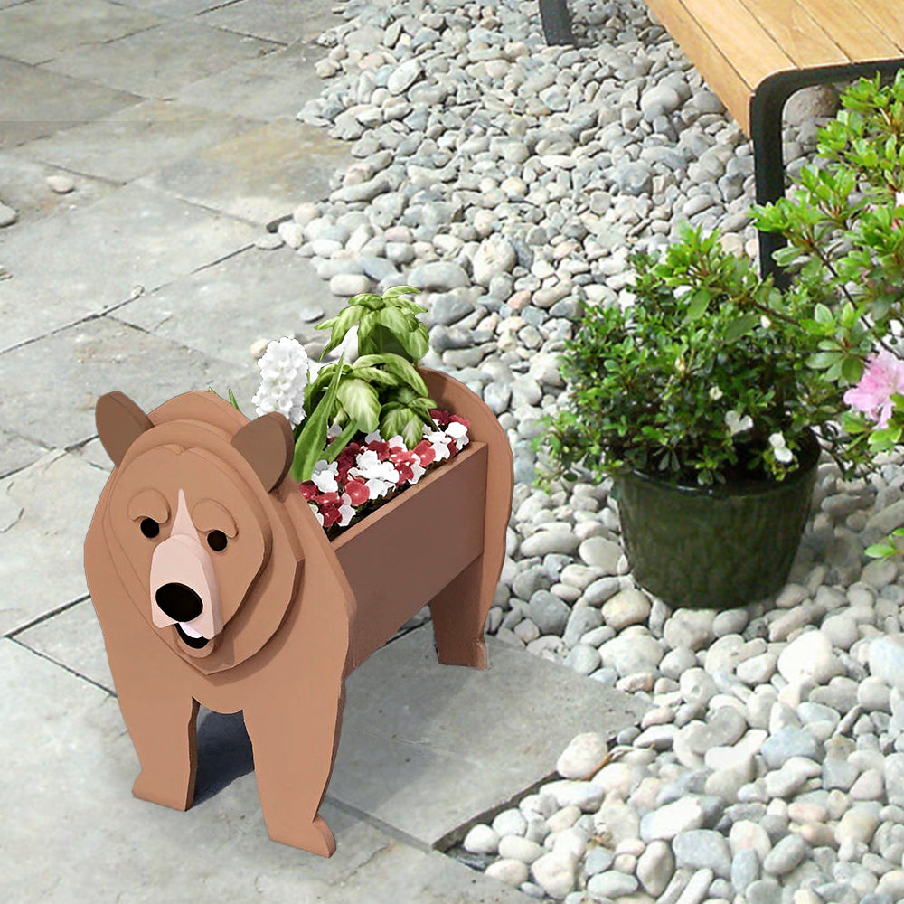 Brown Bear Planter-PLAWLTD