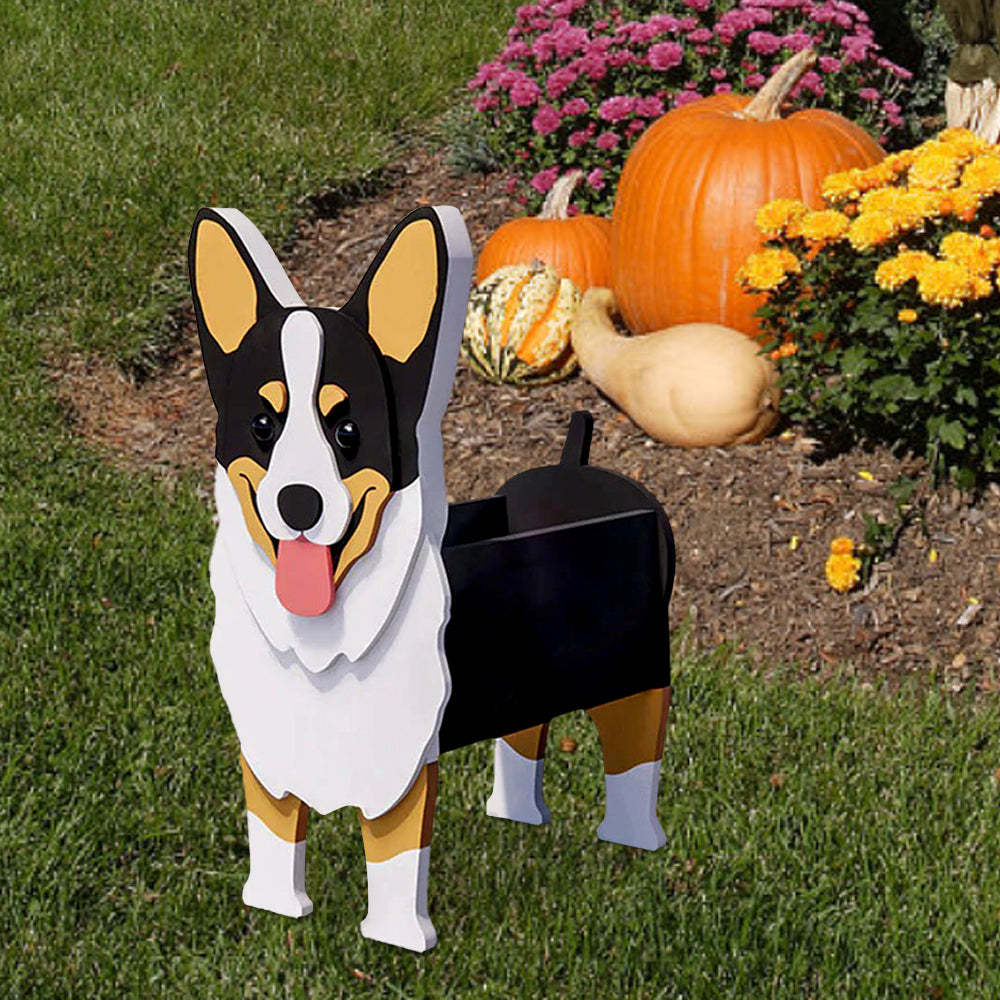 Tricolor Corgi Planter-PLAWLTD