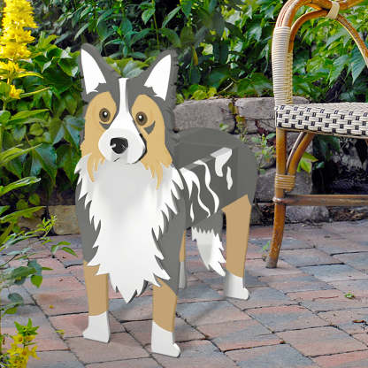 Border Collie Planter-PLAWLTD