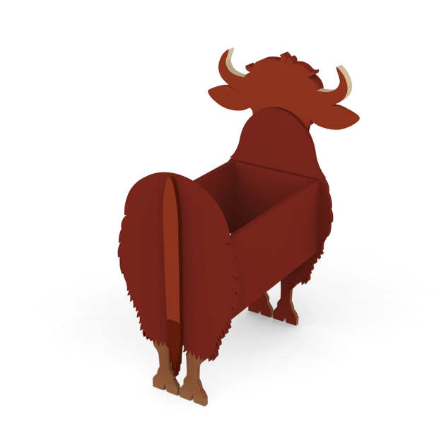 Highland Cow Planter-PLAWLTD