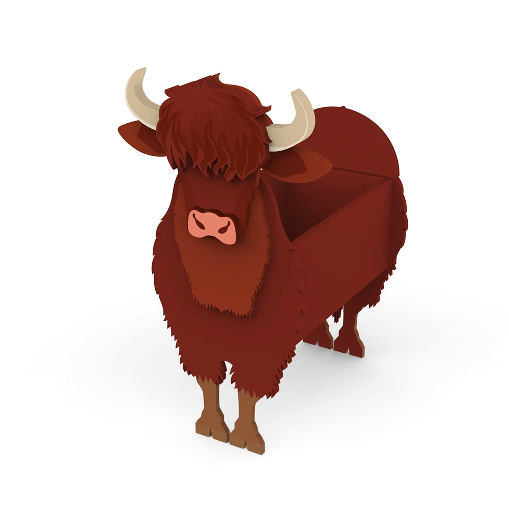 Highland Cow Planter-PLAWLTD