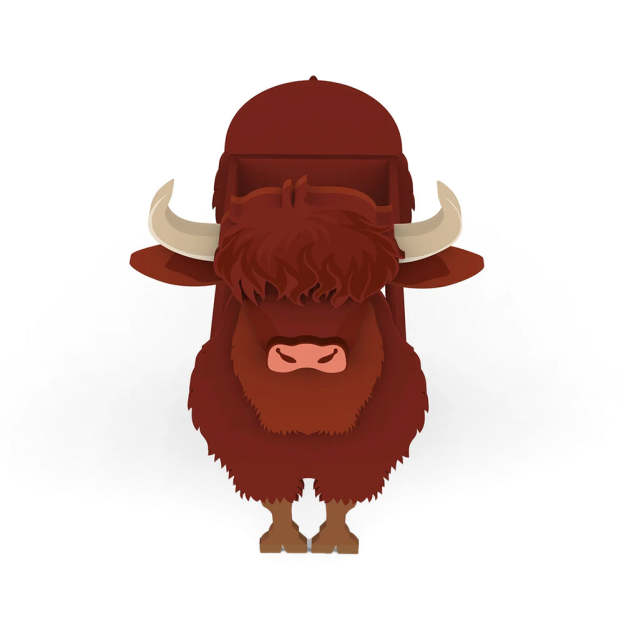 Highland Cow Planter-PLAWLTD