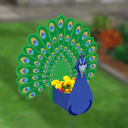 Peacock Planter-PLAWLTD