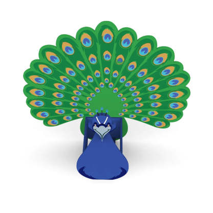 Peacock Planter-PLAWLTD