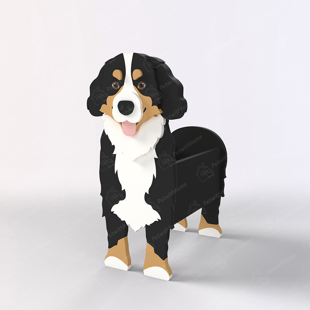 Bernese Mountain Dog Planter-PLAWLTD