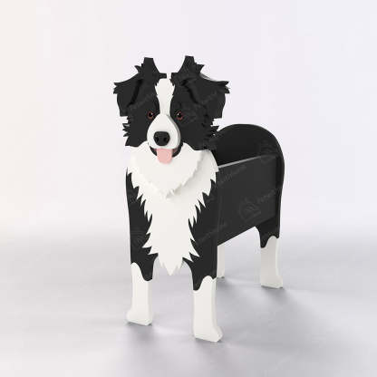 Border Collie Planter-PLAWLTD