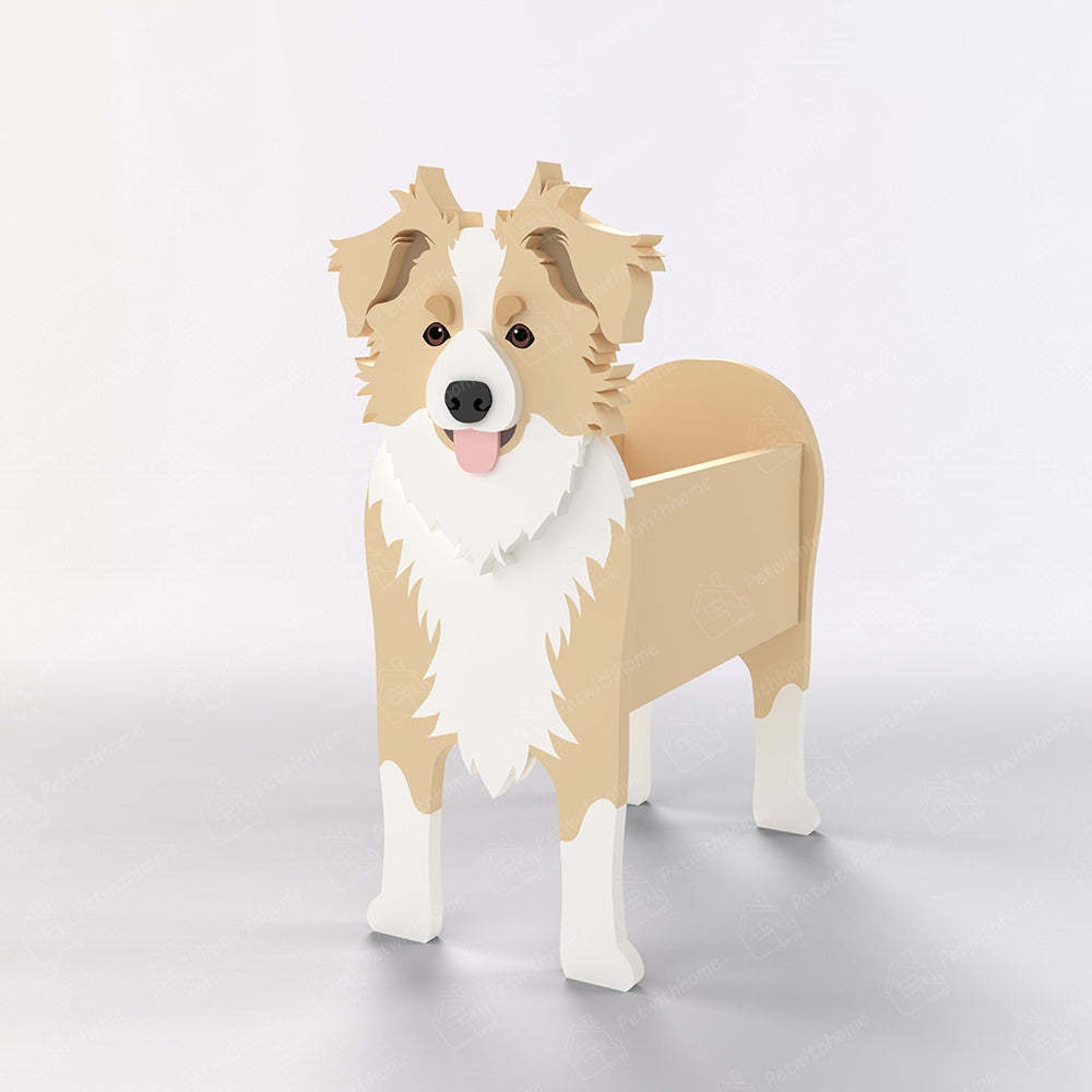 Border Collie Planter-PLAWLTD