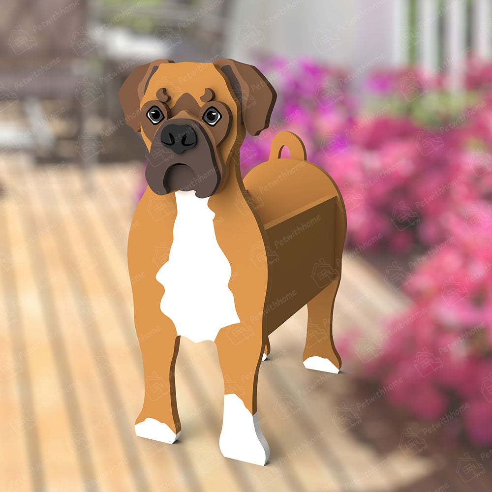 Boxer Dog Planter-PLAWLTD