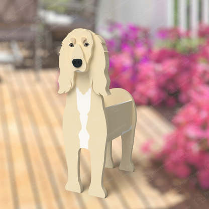 Saluki Dog Planter-PLAWLTD