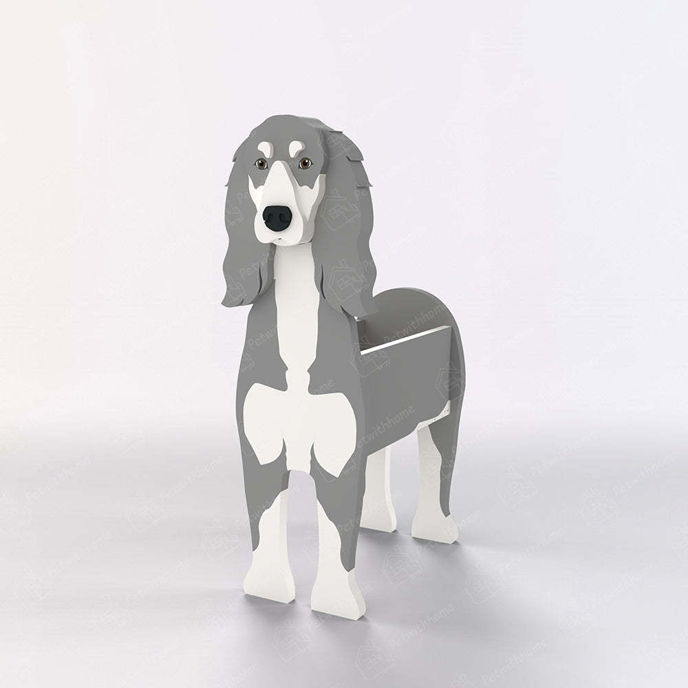 Saluki Dog Planter-PLAWLTD