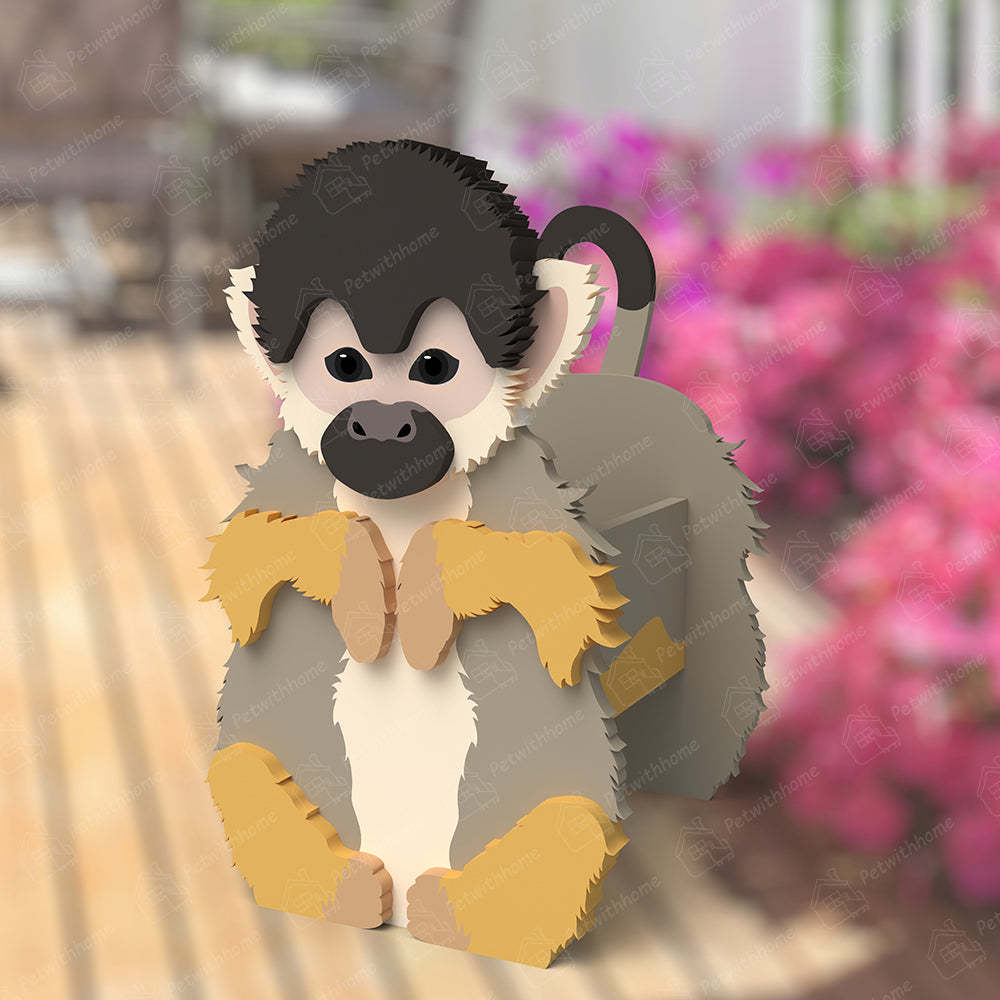 Black Headed Squirrel Monkey Planter-PLAWLTD
