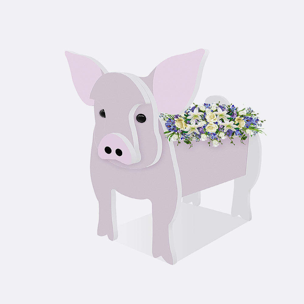 Pink Pig Planter-PLAWLTD