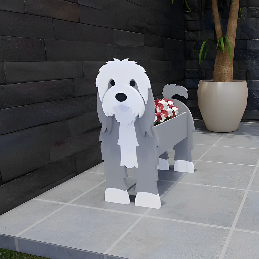 Collie Bearded Planter-PLAWLTD
