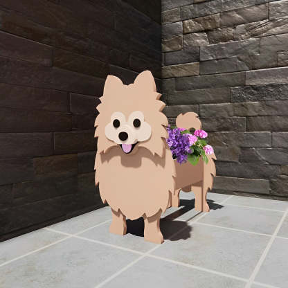 Pomeranian Planter-PLAWLTD