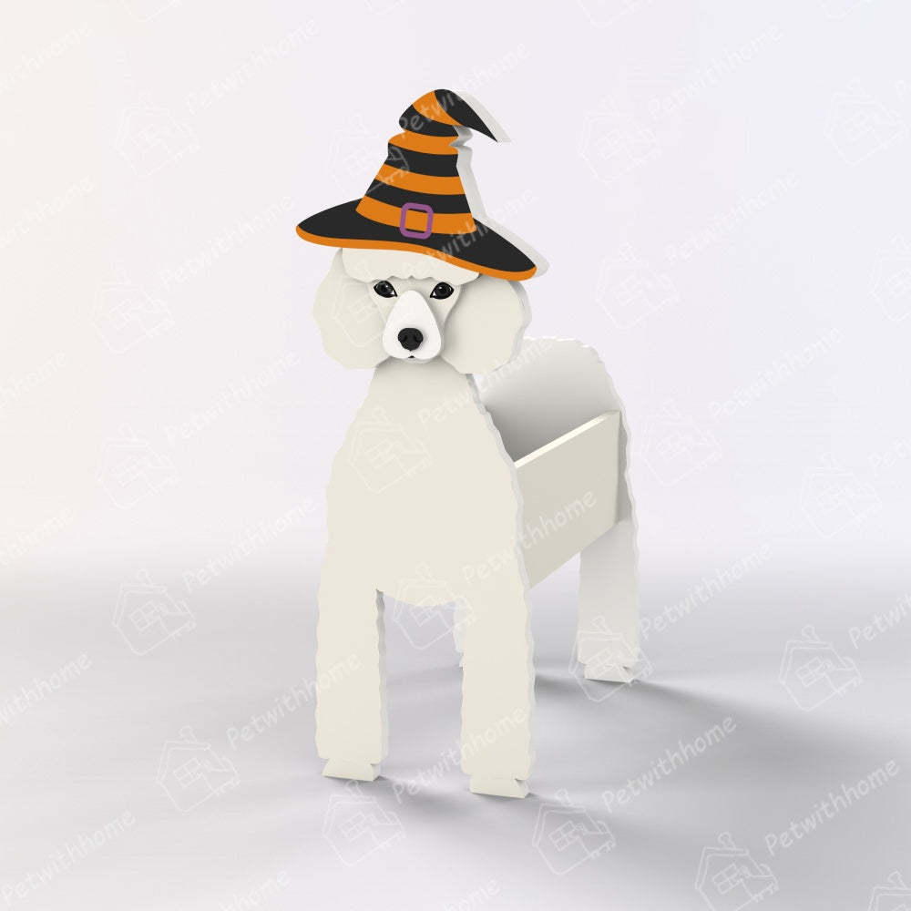 Poodle Halloween Planter-PLAWLTD
