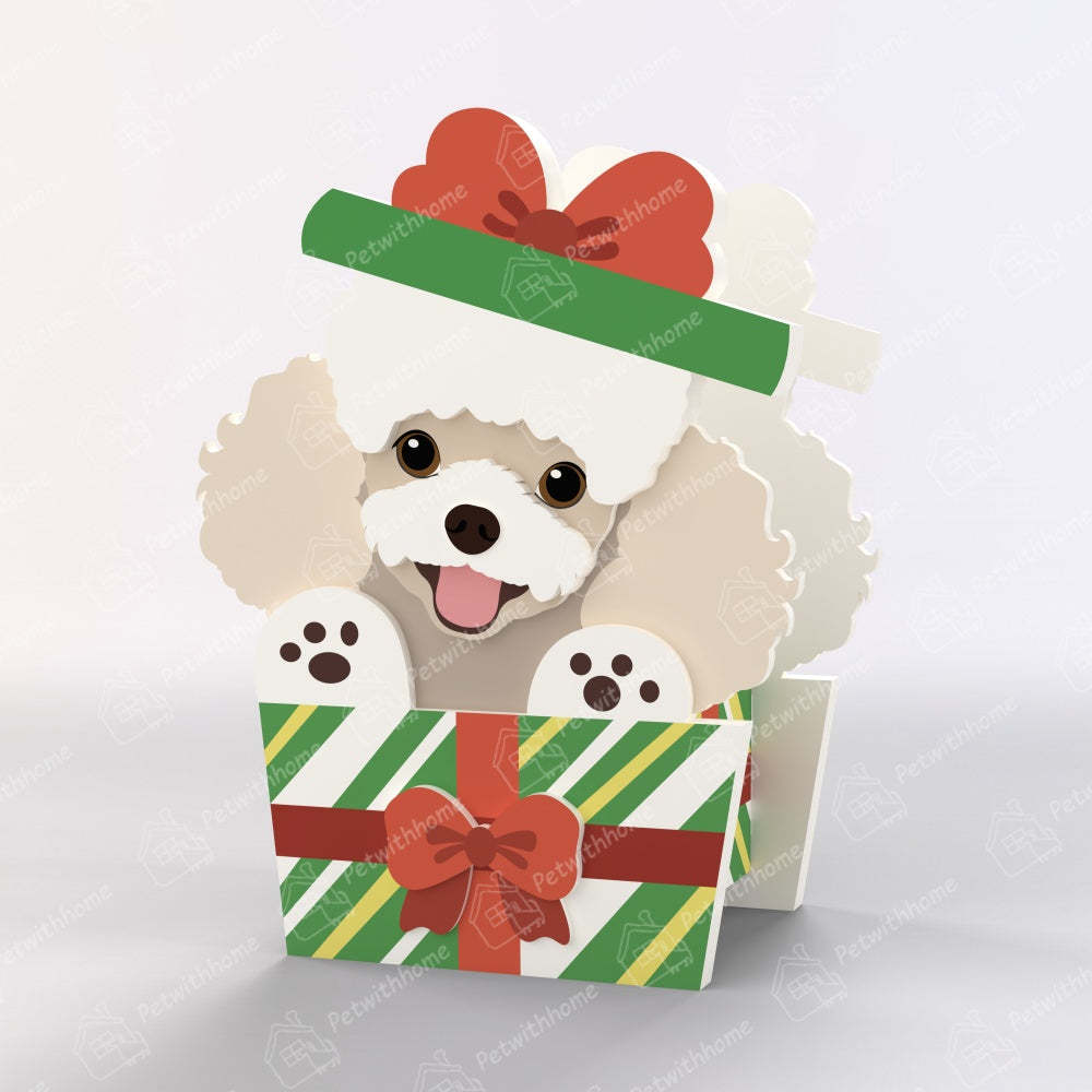 Poodle Christmas Planter-PLAWLTD