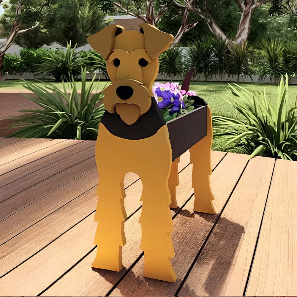 Airedale Terrier Planter-PLAWLTD