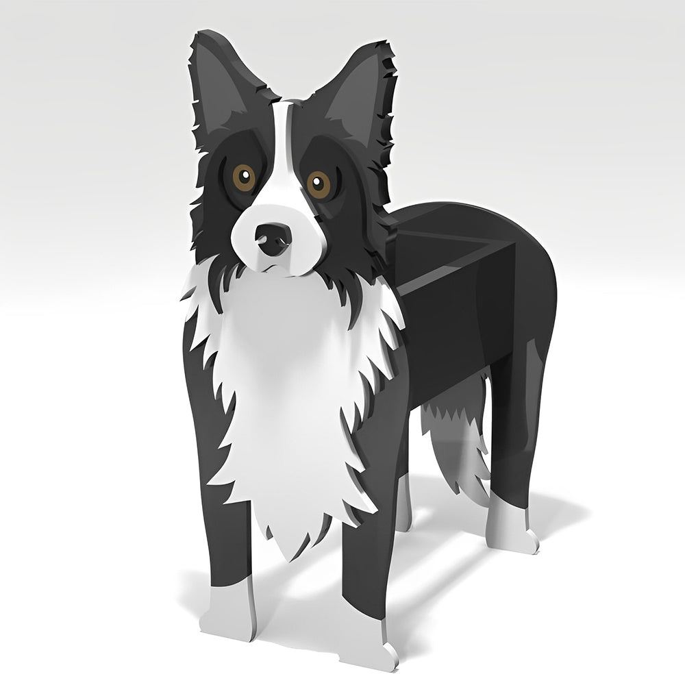 Border Collie Planter-PLAWLTD