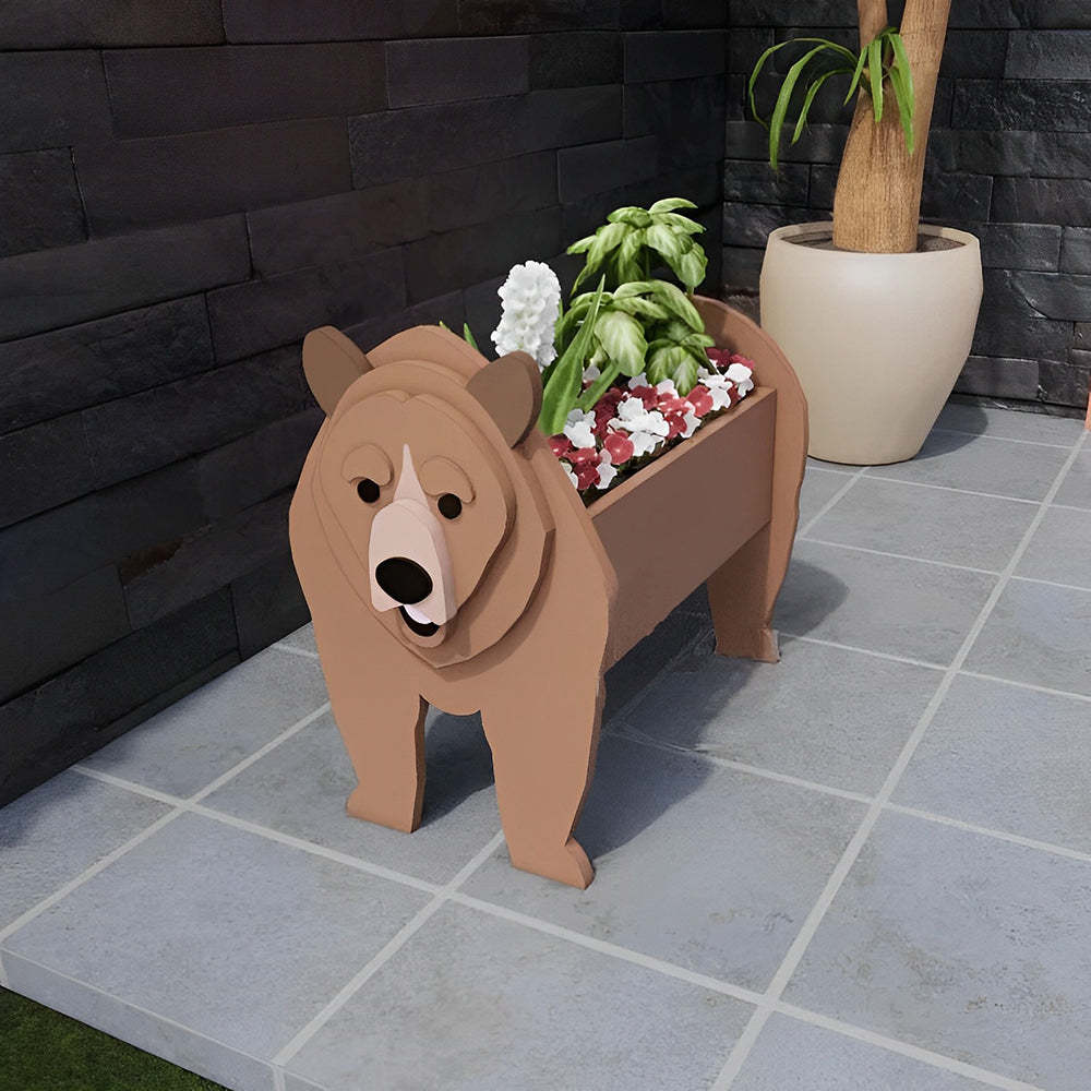 Brown Bear Planter-PLAWLTD