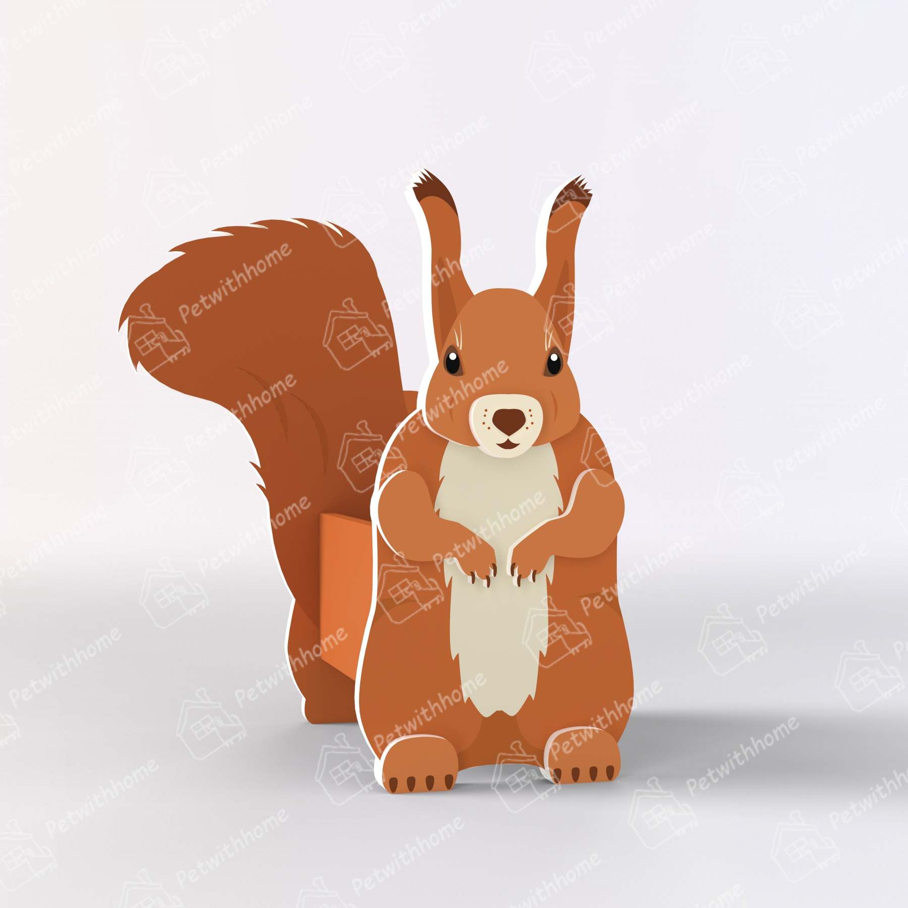 Red Squirrel Planter-PLAWLTD