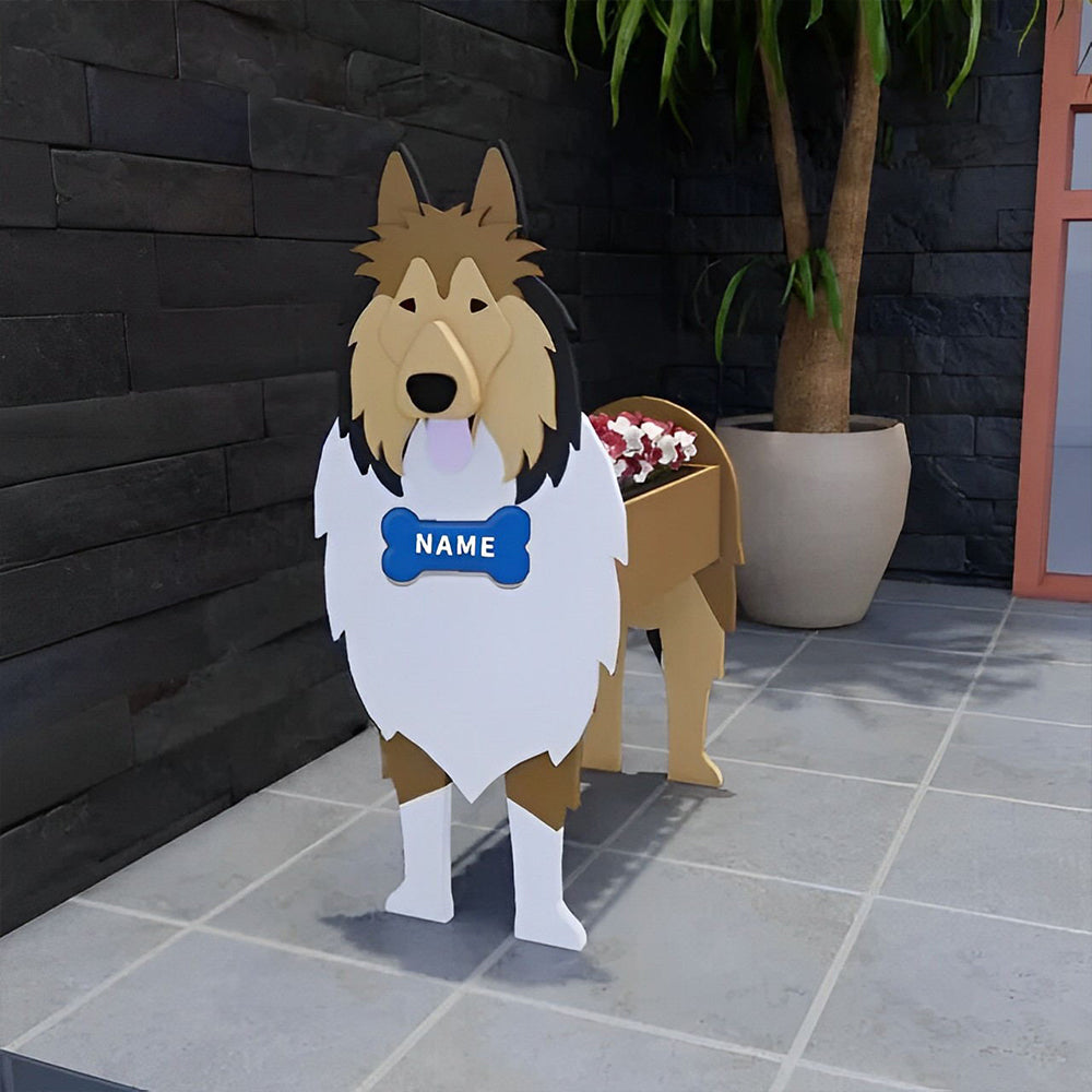 Rough Collie Planter-PLAWLTD