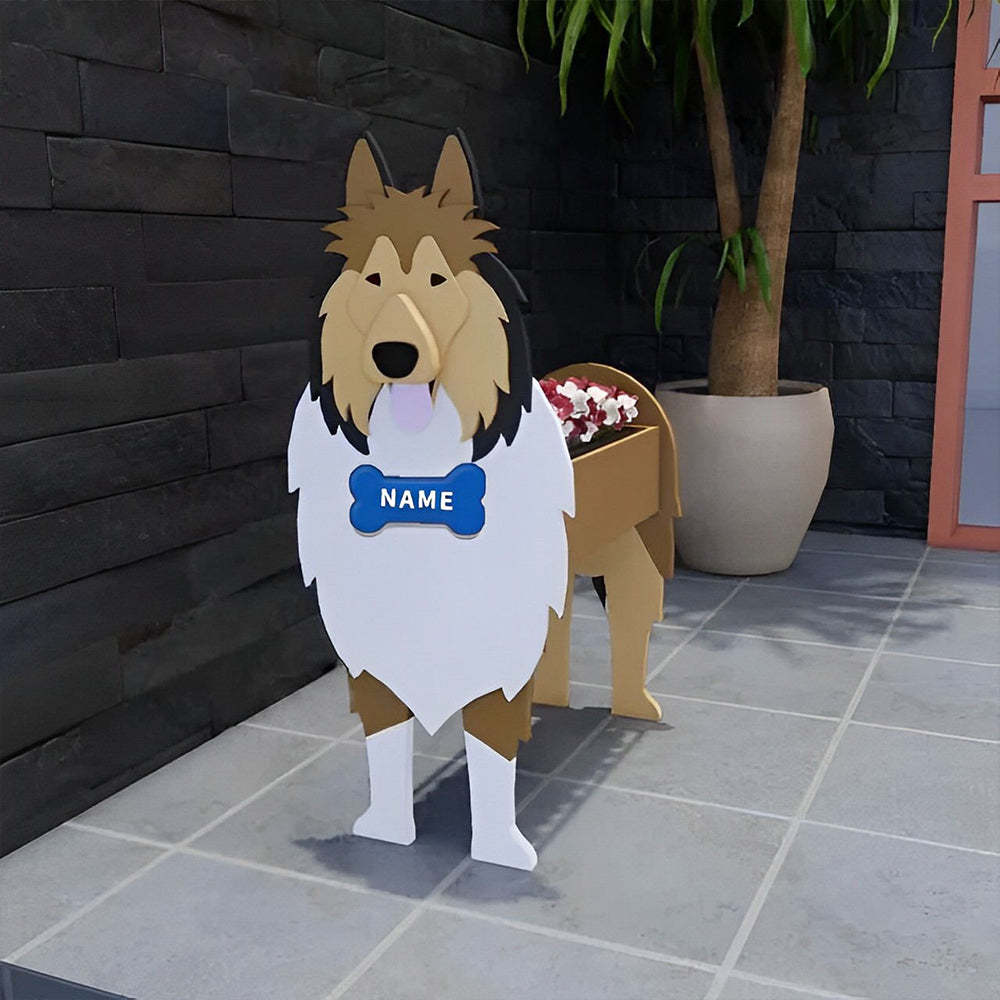 Rough Collie Planter-PLAWLTD
