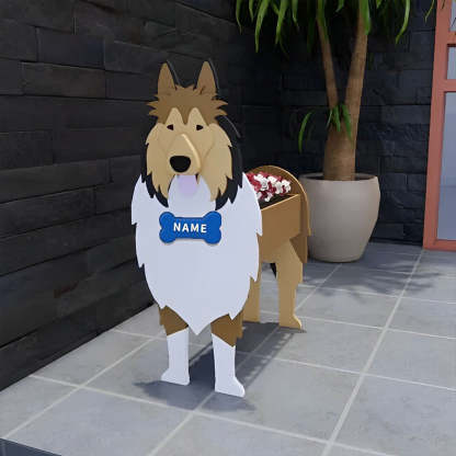 Rough Collie Planter-PLAWLTD