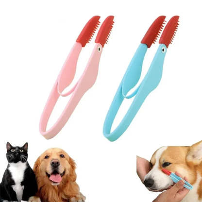 2 Pack Pet tear marks brush