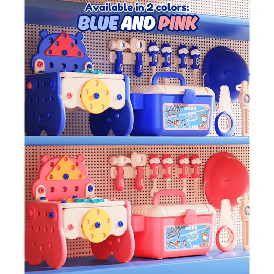 Hippo All-in-one Tool Hub DIY Montessori Tool Box Set🔧🔧