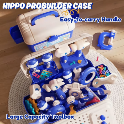 Hippo All-in-one Tool Hub DIY Montessori Tool Box Set🔧🔧
