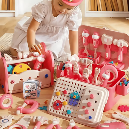 Hippo All-in-one Tool Hub DIY Montessori Tool Box Set🔧🔧