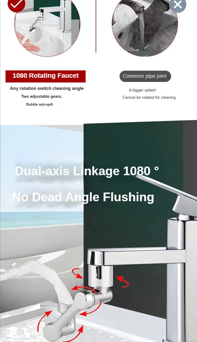 Universal 1080° Rotation Faucet