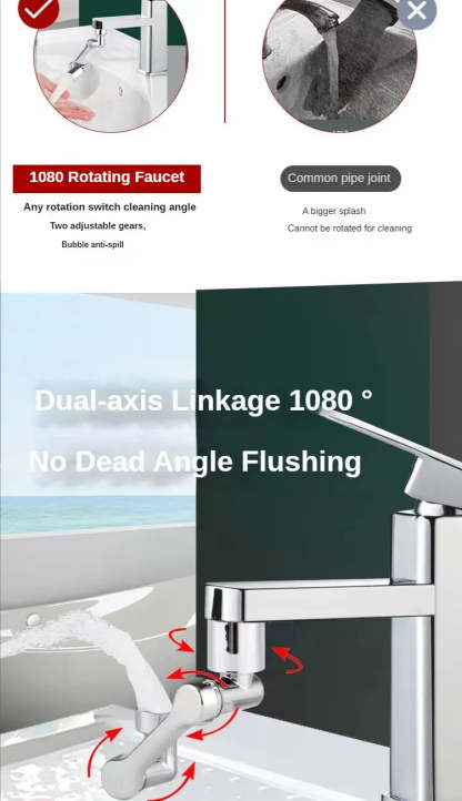 Universal 1080° Rotation Faucet