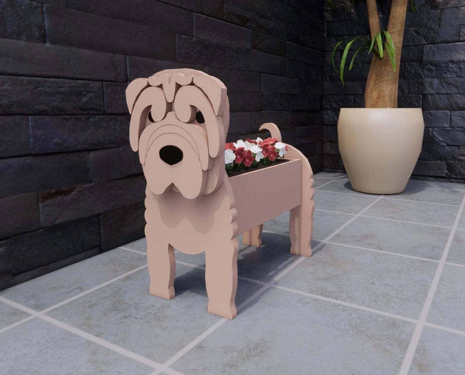 Shar Pei Planter-PLAWLTD