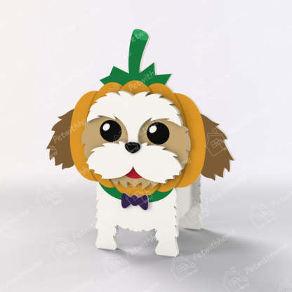 Shih Tzu Halloween Planter-PLAWLTD