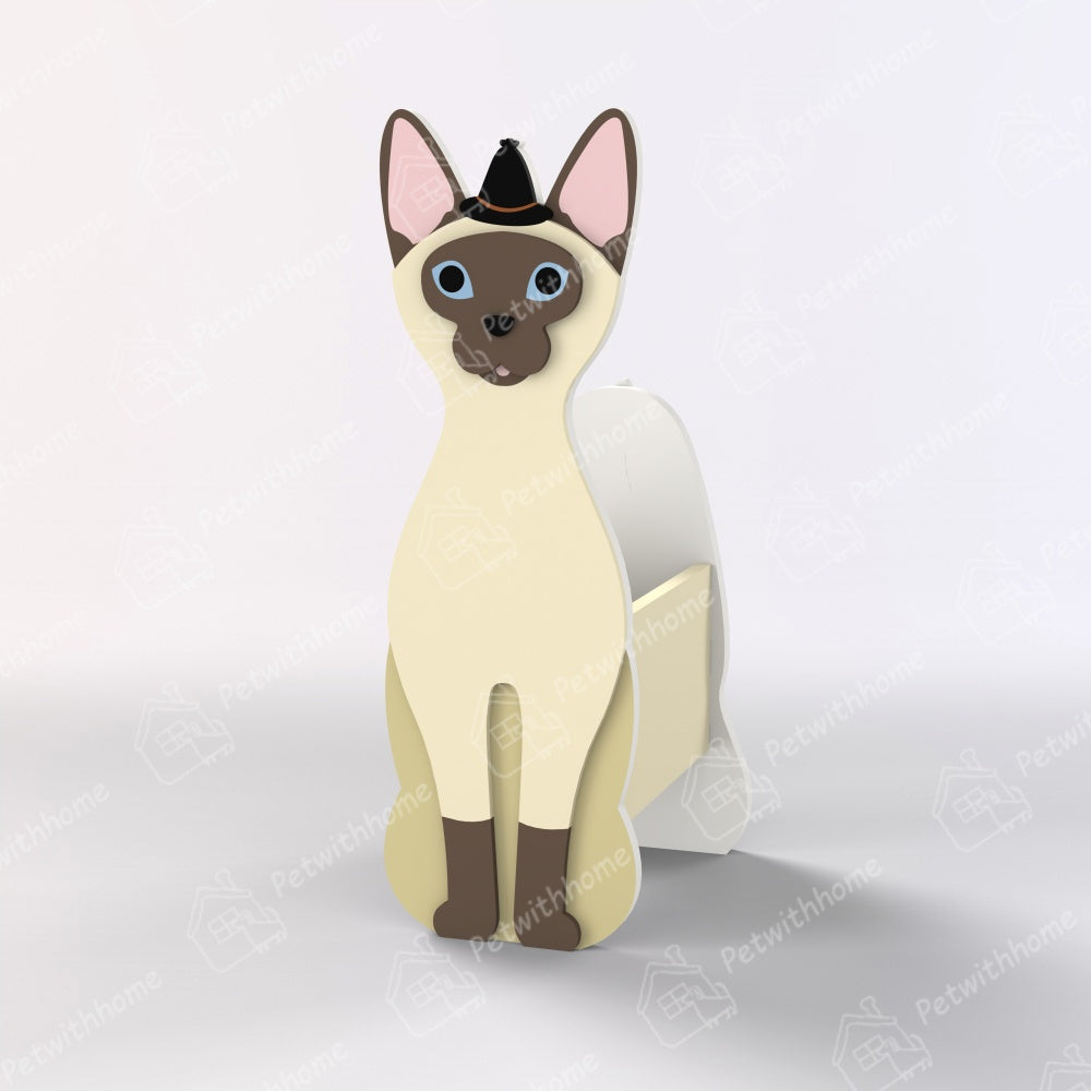 Siamese Cat Halloween Planter-PLAWLTD