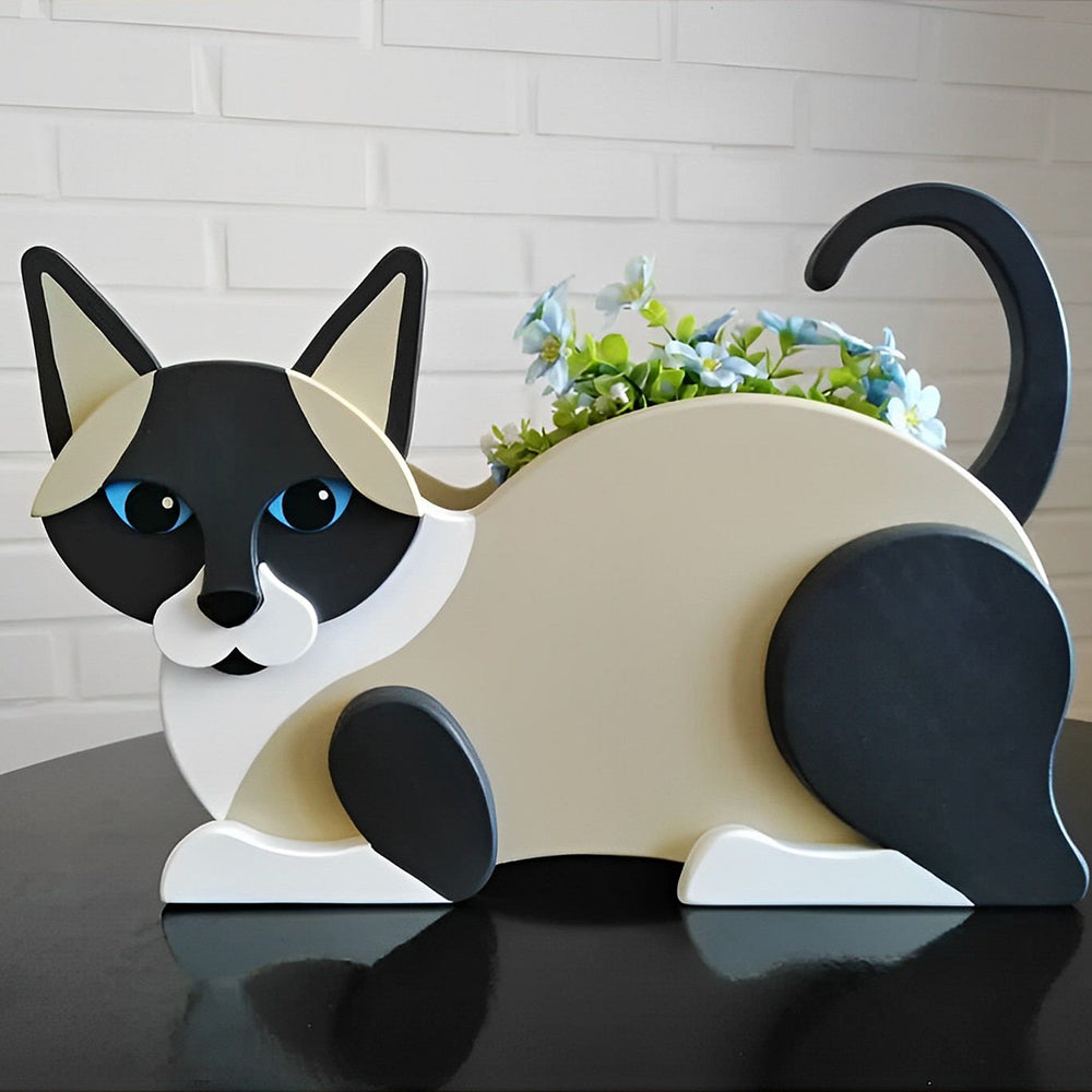 Siamese Cat Planter-PLAWLTD