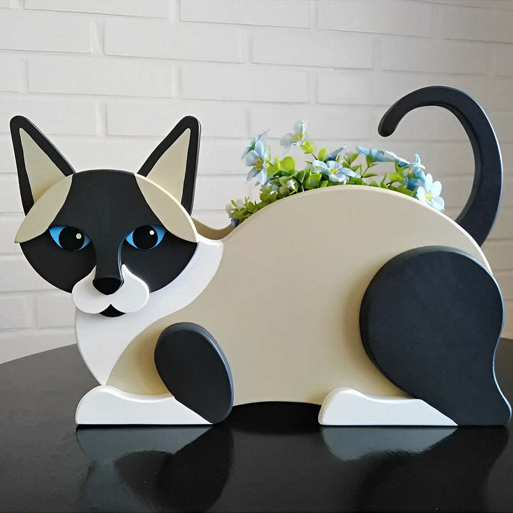 Siamese Cat Planter-PLAWLTD
