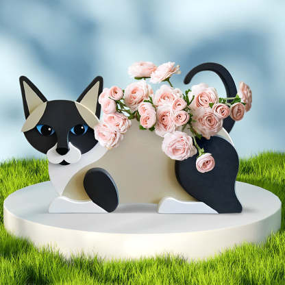 Siamese Cat Planter-PLAWLTD