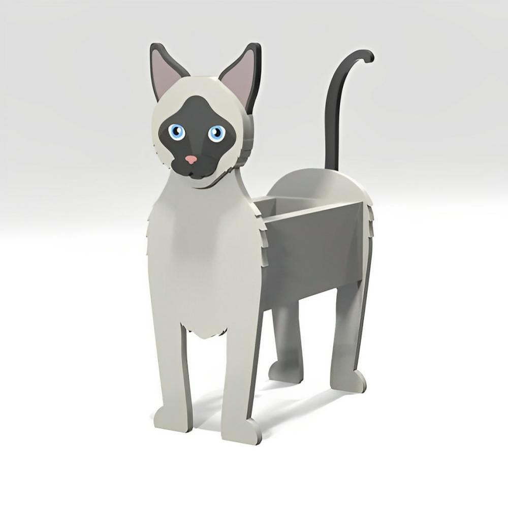 Siamese Cat Planter-PLAWLTD