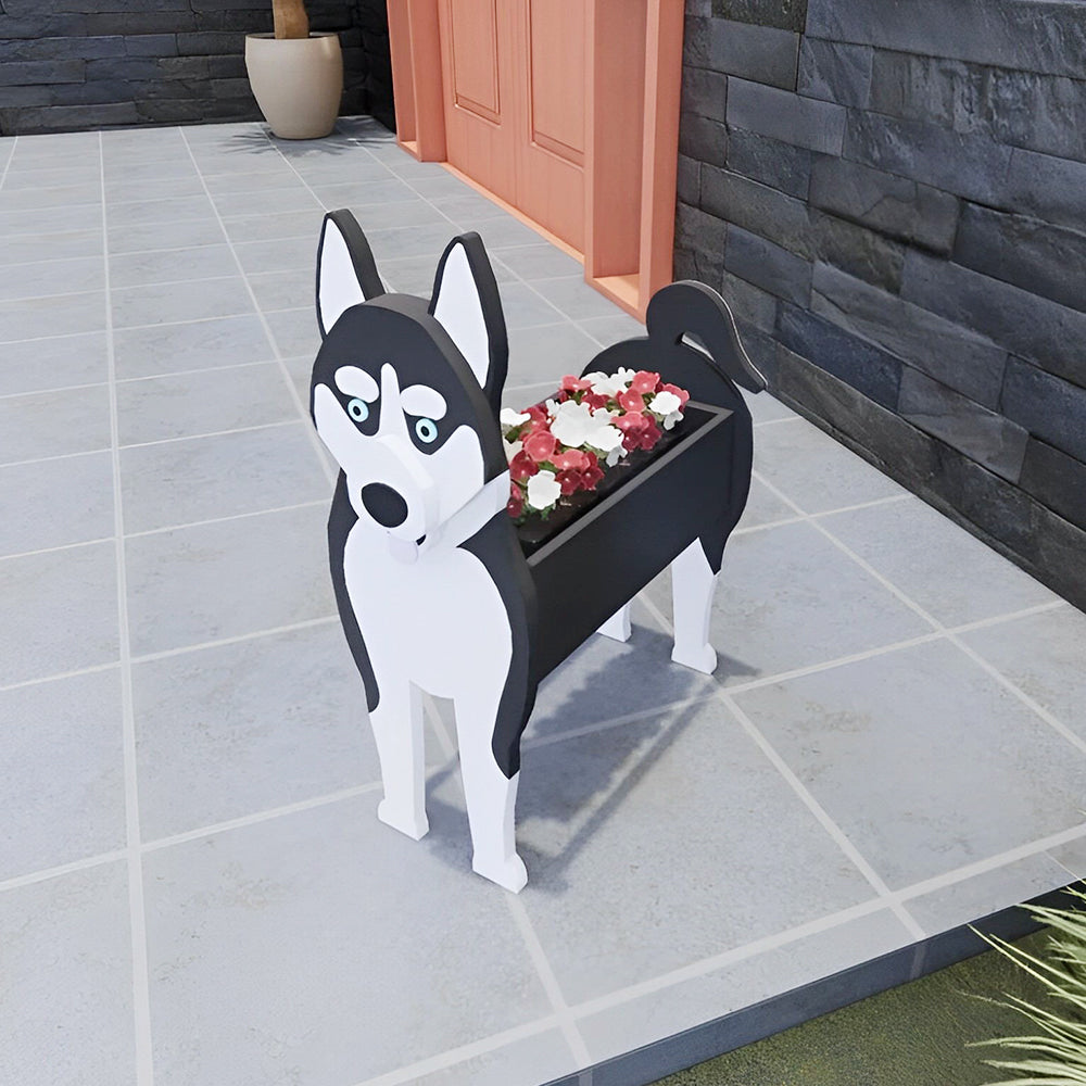Siberian Husky Planter-PLAWLTD