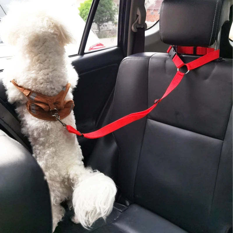 Headrest Adjustable Car Dog Leash