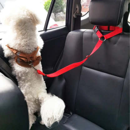 Headrest Adjustable Car Dog Leash