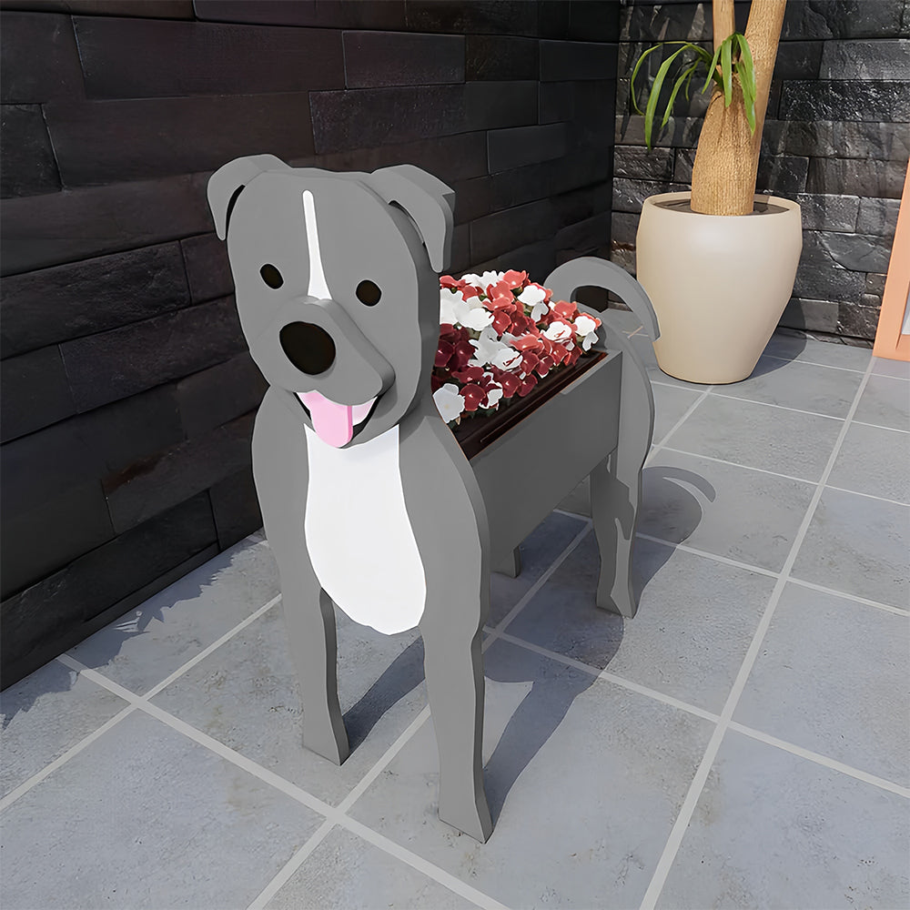 Staffordshire Bull Terrier Planter-PLAWLTD