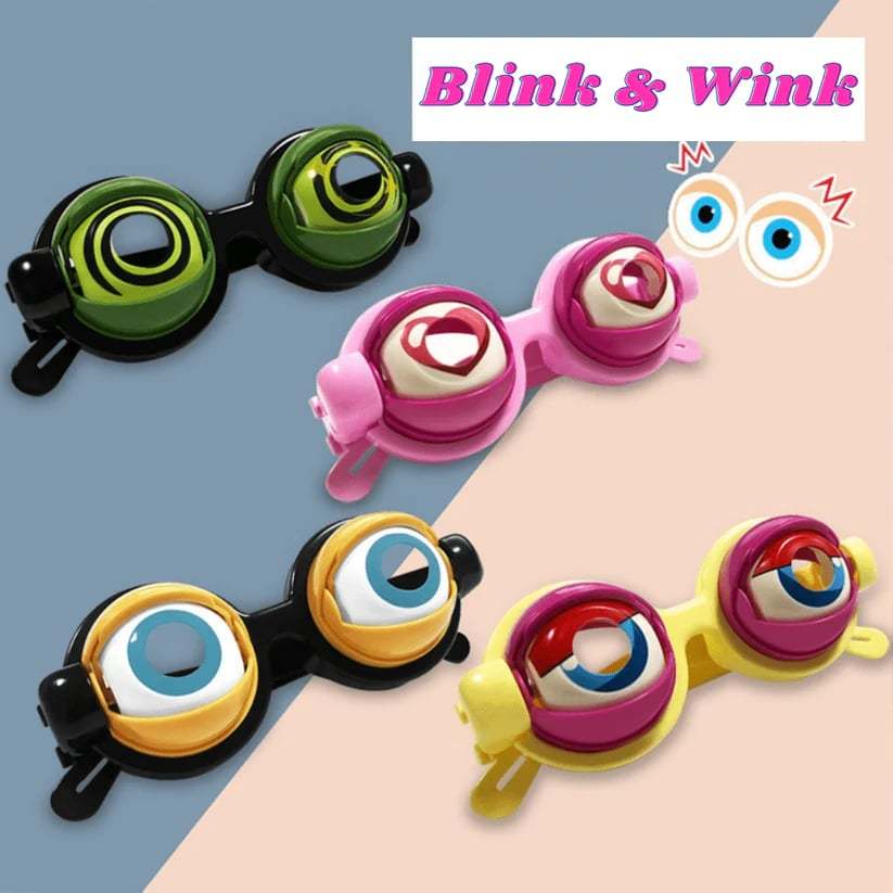 👀Blink & Wink Novelty Glasses - The Ultimate Selfie Accessory!