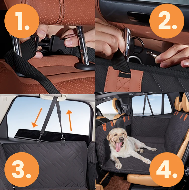 Back Seat Extender Dog Car Seat Cover