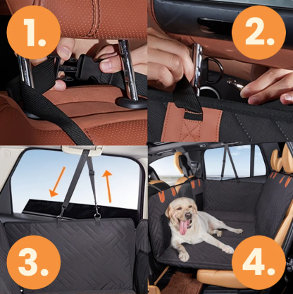 Back Seat Extender Dog Car Seat Cover