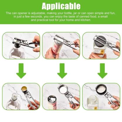 Adjustable Stainless Steel Jar Opener-PLAWLTD
